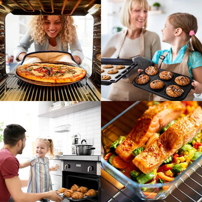 EuroChef 60cm Stainless Built-in 70L Grill 8 Function Fan Forced Electric Wall Oven - Mekamart Australia