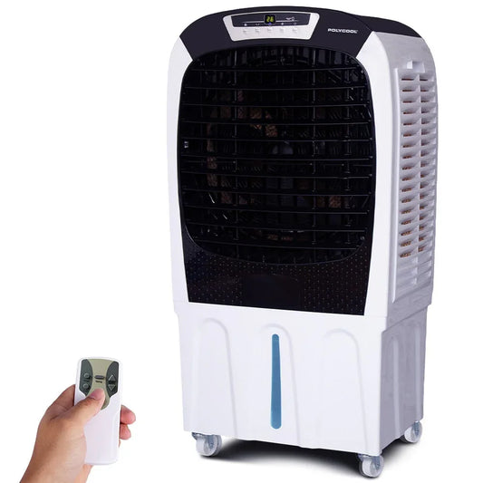 POLYCOOL 450W 80L Evaporative Air Cooler, Commercial Grade, Remote Control, Fan - Mekamart Australia