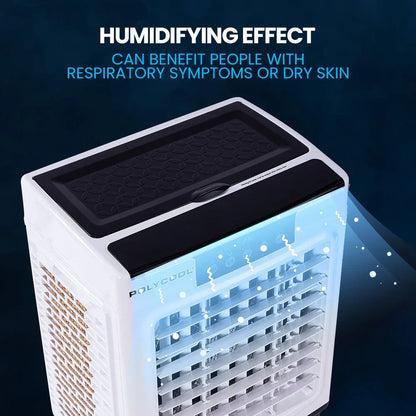 POLYCOOL 30L Evaporative Air Cooler Portable Industrial Fan, Purifier, Humidifier, Remote Control - Mekamart Australia