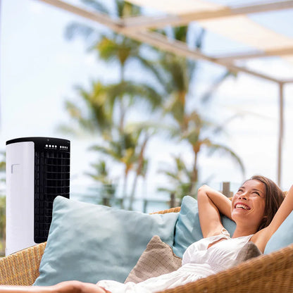 POLYCOOL 12L Portable Evaporative Air Cooler 24 Hour Timer 4 in 1 Cooling Fan - Mekamart Australia