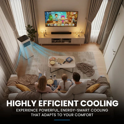 CARSON 2.05kW Portable Air Conditioner, with Fan & Dehumidifier Mode, Remote Control, 24hr Timer, Sleep Mode - Mekamart Australia