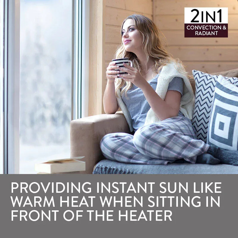 BROMIC Supaheat II Natural Gas Indoor Room Heater Portable Floor Flueless - Mekamart Australia