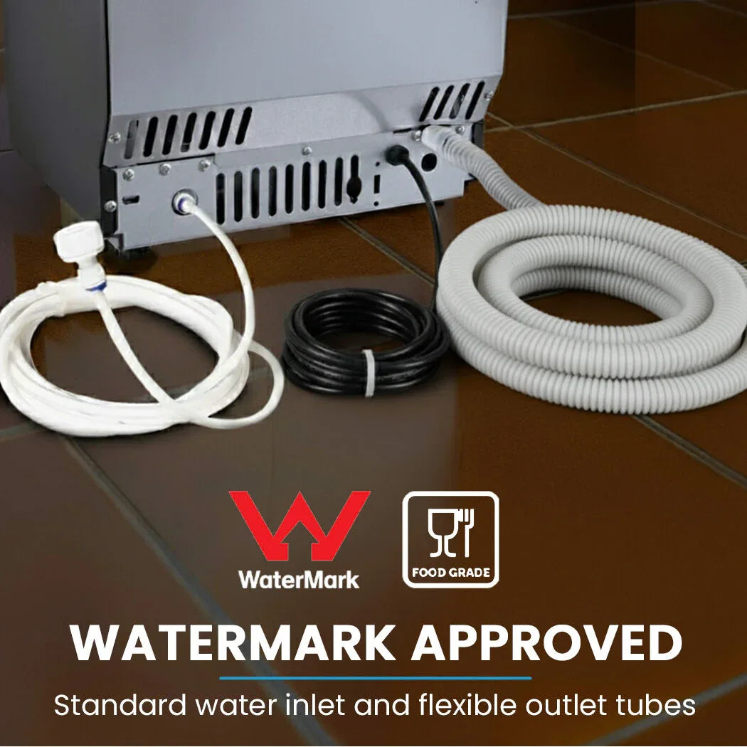 POLYCOOL Commercial Ice Maker Machine, up to 35kg/24hr, Timer & Self Cleaning Programs - Mekamart Australia