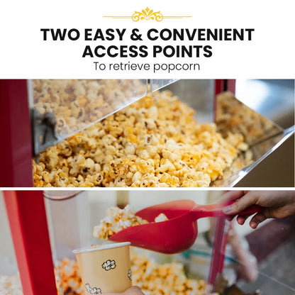 EUROCHEF Commercial Electric Popcorn Maker Machine Pop Corn Popper Cooker - Mekamart Australia