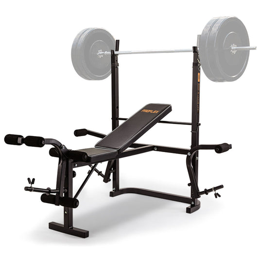 PROFLEX 7in1 Weight Bench Press Multi-Station Home Gym Leg Curl Equipment Set