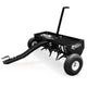 PlantCraft Tow Behind Plug Lawn Aerator 1m (40") Wide, Universal Hitch for Ride on Mower, Garden Tractor - Mekamart Australia