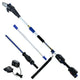 POWERBLADE 20V Cordless Pole Saw & Hedge Trimmer Combo, 8" Chainsaw Pruner & 20" Hedger, Telescopic Handle, Battery and Fast Charger Kit - Mekamart Australia