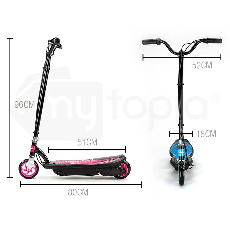 BULLET ZPS Kids Electric Scooter 140W Children Toy Pink Girls Battery Ride - Mekamart Australia