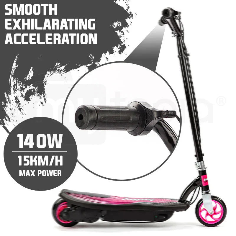 BULLET ZPS Kids Electric Scooter 140W Children Toy Pink Girls Battery Ride - Mekamart Australia