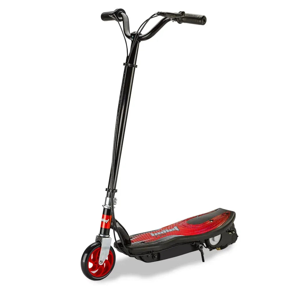 BULLET Electric Kids Scooter 140W Foldable Children Ride On Commuter Toy Battery Boys Girls, ZPS Red - Mekamart Australia