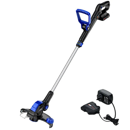 POWERBLADE LN4 20V Cordless Electric Line Trimmer & Garden Edger Kit, with Battery and Fast Charger - Mekamart Australia