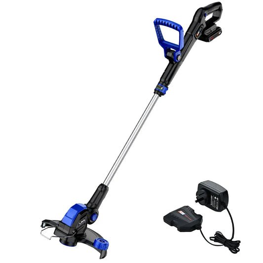 POWERBLADE LN4 20V Cordless Electric Line Trimmer & Garden Edger Kit, with Battery and Fast Charger - Mekamart Australia