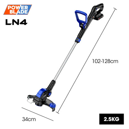 POWERBLADE LN4 20V Cordless Electric Line Trimmer & Garden Edger Kit, with Battery and Fast Charger - Mekamart Australia