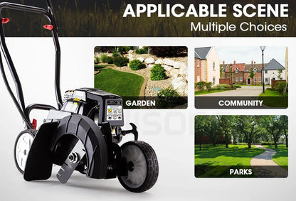 Baumr-AG 31CC Lawn Edger Petrol 4 Stroke Garden Grass Weed Trimmer Blade Cutting - Mekamart Australia
