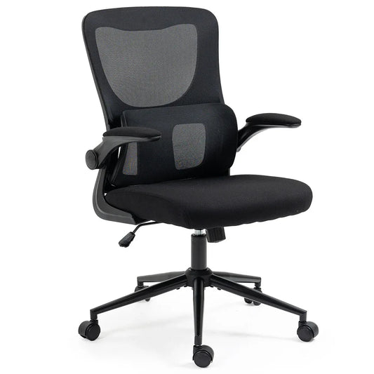 FORTIA Ergonomic Mesh Office Chair Computer Seat Adjustable Recline, Black - Mekamart Australia