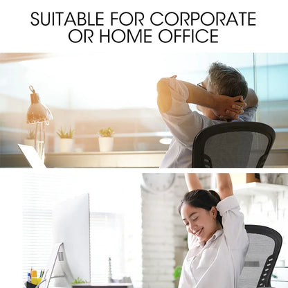 FORTIA Ergonomic Office Desk Chair, Coolmesh Fabric, Adjustable Recline, Black Mesh/Black Frame - Mekamart Australia