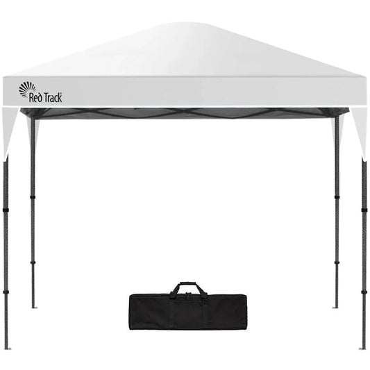 RED TRACK 3.6x2.2m Ultra Compact Folding Gazebo, Carry bag, Portable Outdoor Popup Marquee for Camping Beach, White - Mekamart Australia