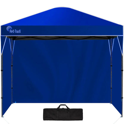 RED TRACK 3.6x2.2m Ultra Compact Folding Gazebo, Walls, Carry bag, Portable Outdoor Popup Marquee for Camping Beach, Navy Blue - Mekamart Australia
