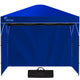 RED TRACK 3.6x2.2m Ultra Compact Folding Gazebo, Walls, Carry bag, Portable Outdoor Popup Marquee for Camping Beach, Navy Blue - Mekamart Australia