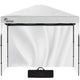 RED TRACK 3.6x2.2m Ultra Compact Folding Gazebo, Walls, Carry bag, Portable Outdoor Popup Marquee for Camping Beach, White - Mekamart Australia
