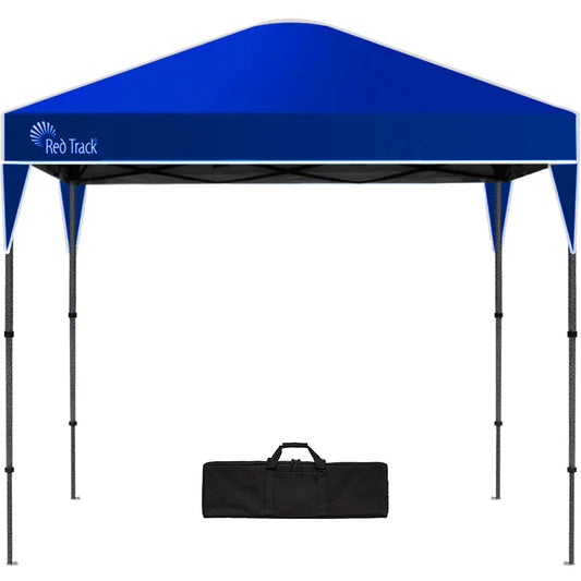 RED TRACK 3x3m Ultra Compact Folding Gazebo, Carry bag, Portable Outdoor Popup Marquee for Camping Beach, Navy Blue - Mekamart Australia