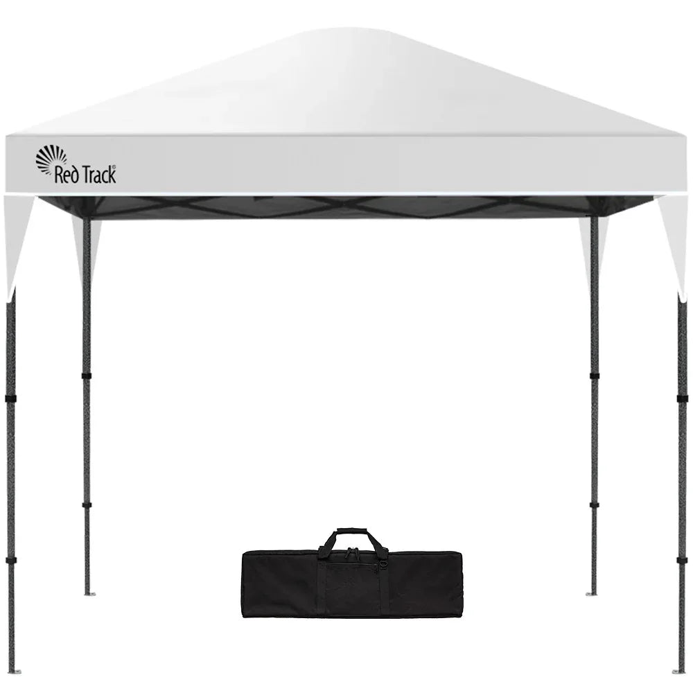 RED TRACK 3x3m Ultra Compact Folding Gazebo, Carry bag, Portable Outdoor Popup Marquee for Camping Beach, White - Mekamart Australia