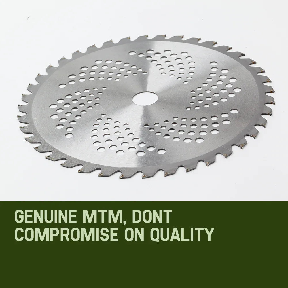 MTM Carbide Tipped 40 Tooth Brush Cutter Blade Whipper Snipper Brushcutter x2 - Mekamart Australia