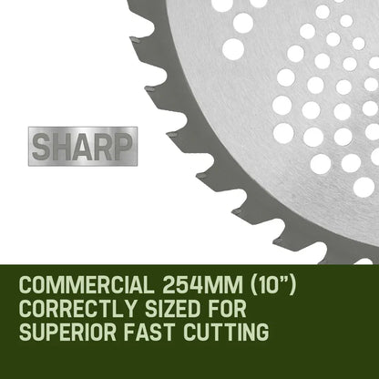 MTM 5x Carbide Tipped 40 Tooth Brush Cutter Blade Whipper Snipper Brushcutter - Mekamart Australia