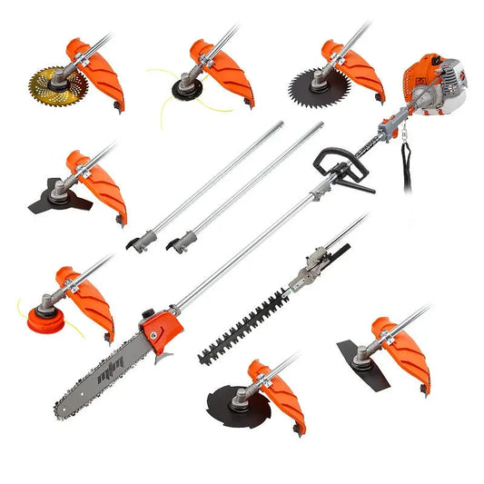 MTM 62CC Pole Chainsaw Hedge Trimmer Saw Brush Cutter Whipper Snipper Multi Tool - Mekamart Australia