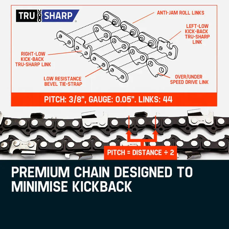 MTM 62CC Pole Chainsaw Hedge Trimmer Saw Brush Cutter Whipper Snipper Multi Tool - Mekamart Australia