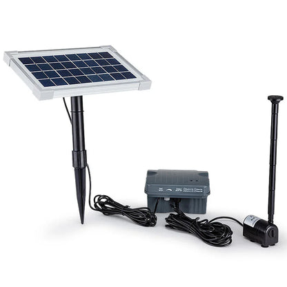 Protege 25W Solar Powered Fountain Submersible Water Pump with Battery Pond Kit Garden - Mekamart Australia