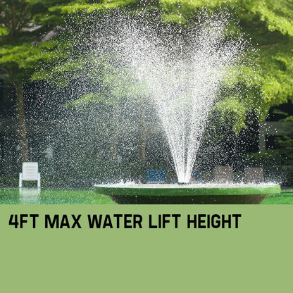 Protege 25W Solar Powered Fountain Submersible Water Pump with Battery Pond Kit Garden - Mekamart Australia