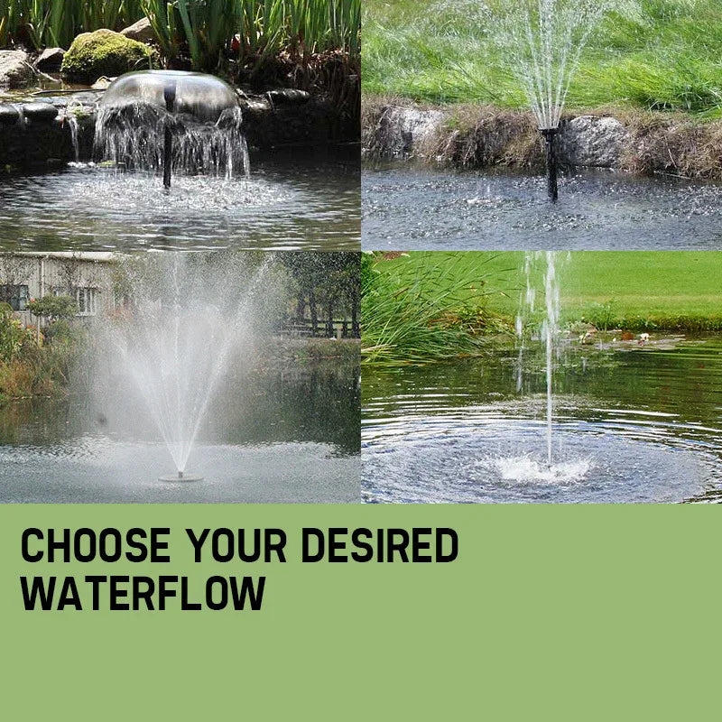 Protege 25W Solar Powered Fountain Submersible Water Pump with Battery Pond Kit Garden - Mekamart Australia