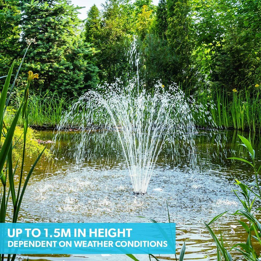 PROTEGE 10W Solar Powered Water Fountain Pump Pond Kit with Eco Filter Box - Mekamart Australia