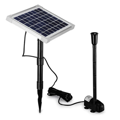 Protege 20W Solar Fountain Submersible Water Pump Power Panel Kit Garden Pond - Mekamart Australia