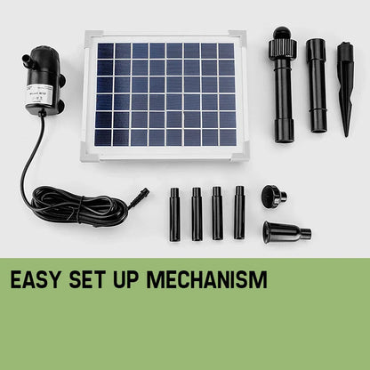 Protege 20W Solar Fountain Submersible Water Pump Power Panel Kit Garden Pond - Mekamart Australia