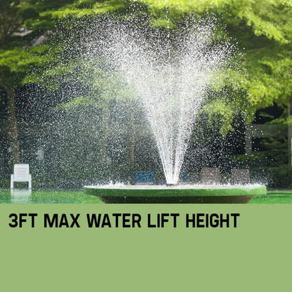Protege 20W Solar Fountain Submersible Water Pump Power Panel Kit Garden Pond - Mekamart Australia