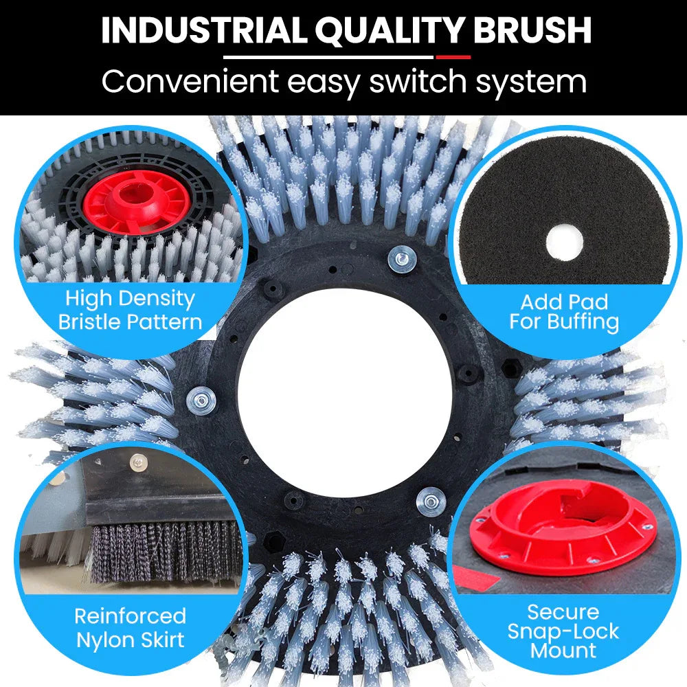 Auch FSP26 Self-Propelled Floor Scrubber & Dryer, 720mm, Battery Powered, Walk Behind, Multi-purpose Commercial Grade Machine - Mekamart Australia