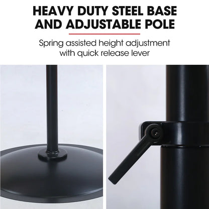 BAUMR-AG 30" 762mm 300W Industrial Pedestal Fan, Large, Commercial, Heavy-duty, 3 Speed, EESS Certified - Mekamart Australia