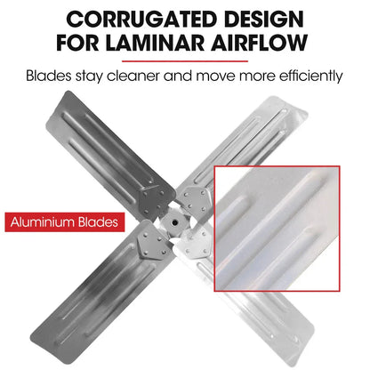 BAUMR-AG 42" 1067mm 660W Industrial Mobile Floor Drum Fan, Belt Drive, Tilting, Large, Commercial, Heavy-duty Frame, EESS Certified - Mekamart Australia
