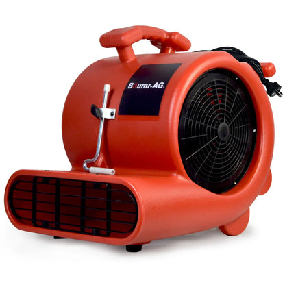 Baumr-AG 3-Speed Carpet Dryer Air Mover Blower Fan, 1300CFM, Sealed Copper Motor, Poly Housing - Mekamart Australia