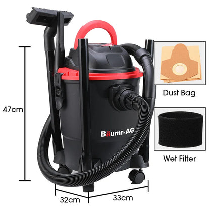 Baumr-AG 20L 1200W Wet and Dry Vacuum Cleaner, with Blower, for Car, Workshop, Carpet - Mekamart Australia