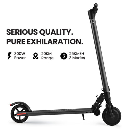 ALPHA Peak 300W 10Ah Electric Scooter, AU Compliant, Suspension, for Adults or Teens, Black