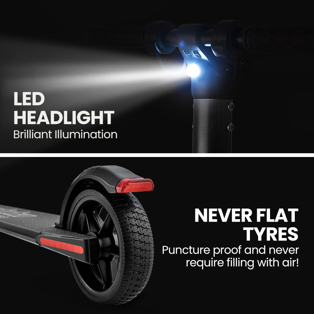 ALPHA Peak 300W 10Ah Electric Scooter, AU Compliant, Suspension, for Adults or Teens, Black
