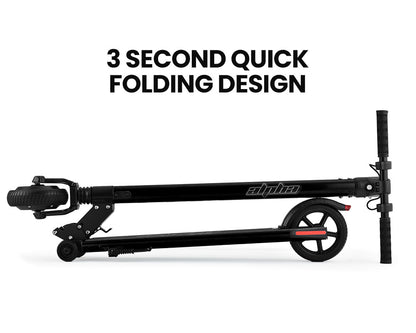 ALPHA Peak 300W 10Ah Electric Scooter, AU Compliant, Suspension, for Adults or Teens, Black
