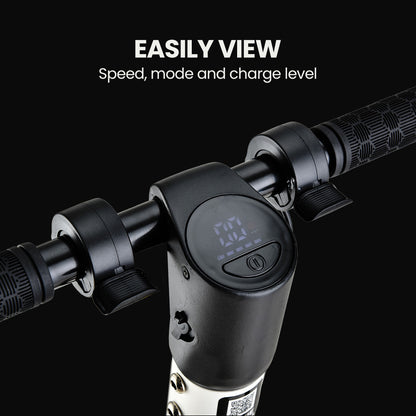 ALPHA Peak Electric Scooter, AU Compliant, 300W Power Up to 25km/h Adult Teens E-Scooter Easy Fold, White