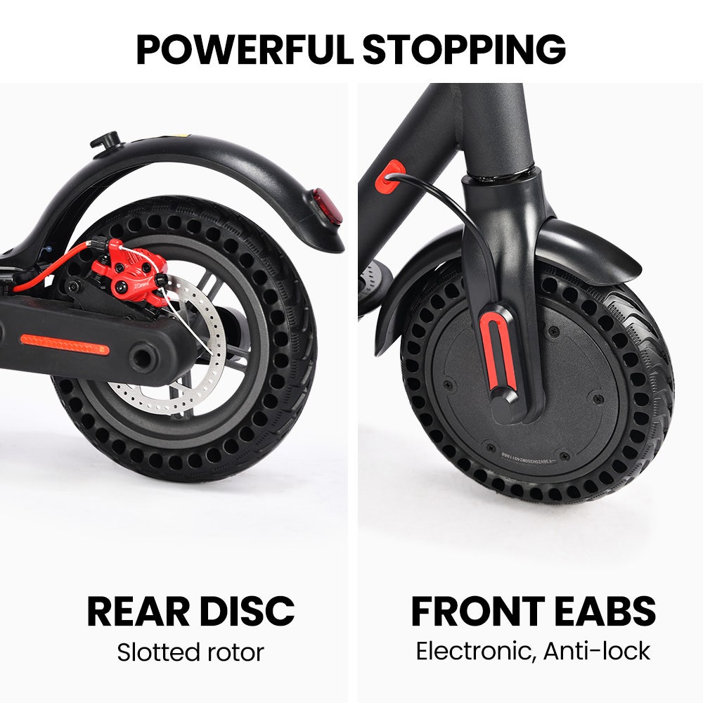 ALPHA Urban 8 Electric Scooter, AU Compliant, Suspension, 25km Range, 8.5-Inch Wheels, Brushless Motor, Motorised Commuter eScooter for Adults, Black
