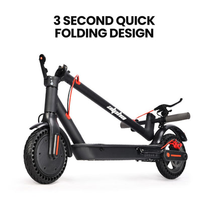 ALPHA Urban 8 Electric Scooter, AU Compliant, Suspension, 25km Range, 8.5-Inch Wheels, Brushless Motor, Motorised Commuter eScooter for Adults, Black