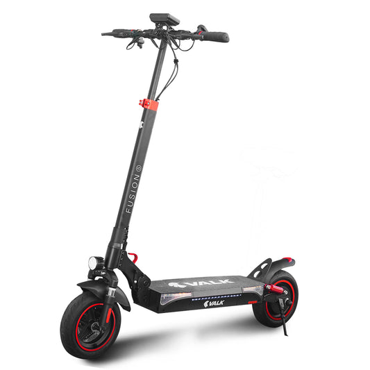 VALK Fusion 5 Electric Scooter, 500W, AU Compliant, 48V 13Ah Lithium, 50km Range, 40km/h, Quad Shocks, 10 inch Tyres