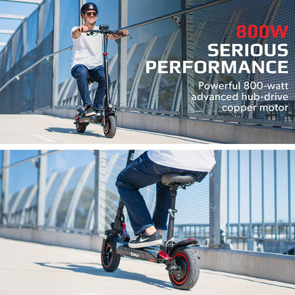 VALK Fusion 7 Electric Scooter, 800W, AU Compliant, with Seat Option, 48V 13Ah Lithium, 50km Range, Quad Shocks, 10 inch Tyres